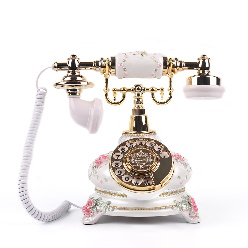 CT-8306 Floral European Telephone