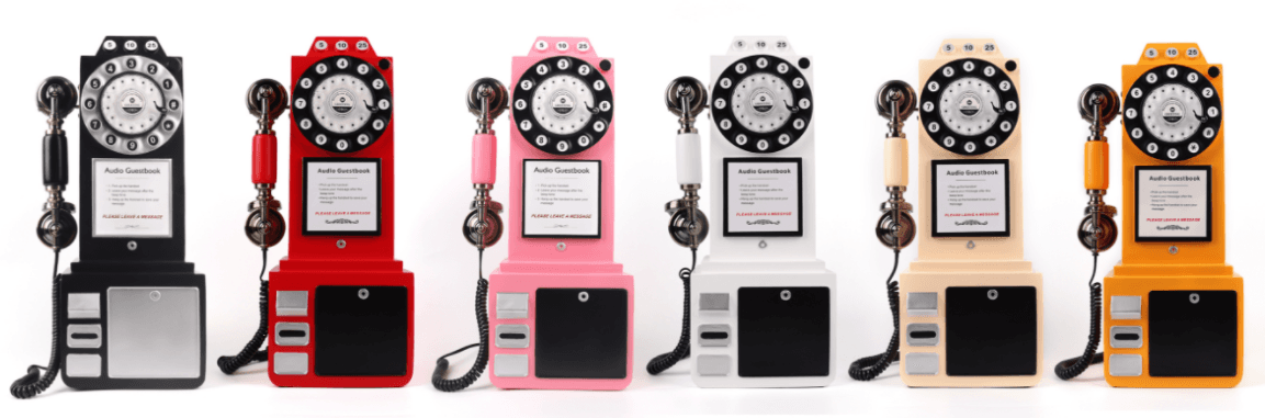 CHEETA payphone guestbook models in six colors